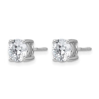 14kw 2 1/2ct Lab Grown Dia VS/SI+ G+ Comp Screwback Heavyweight Earrings