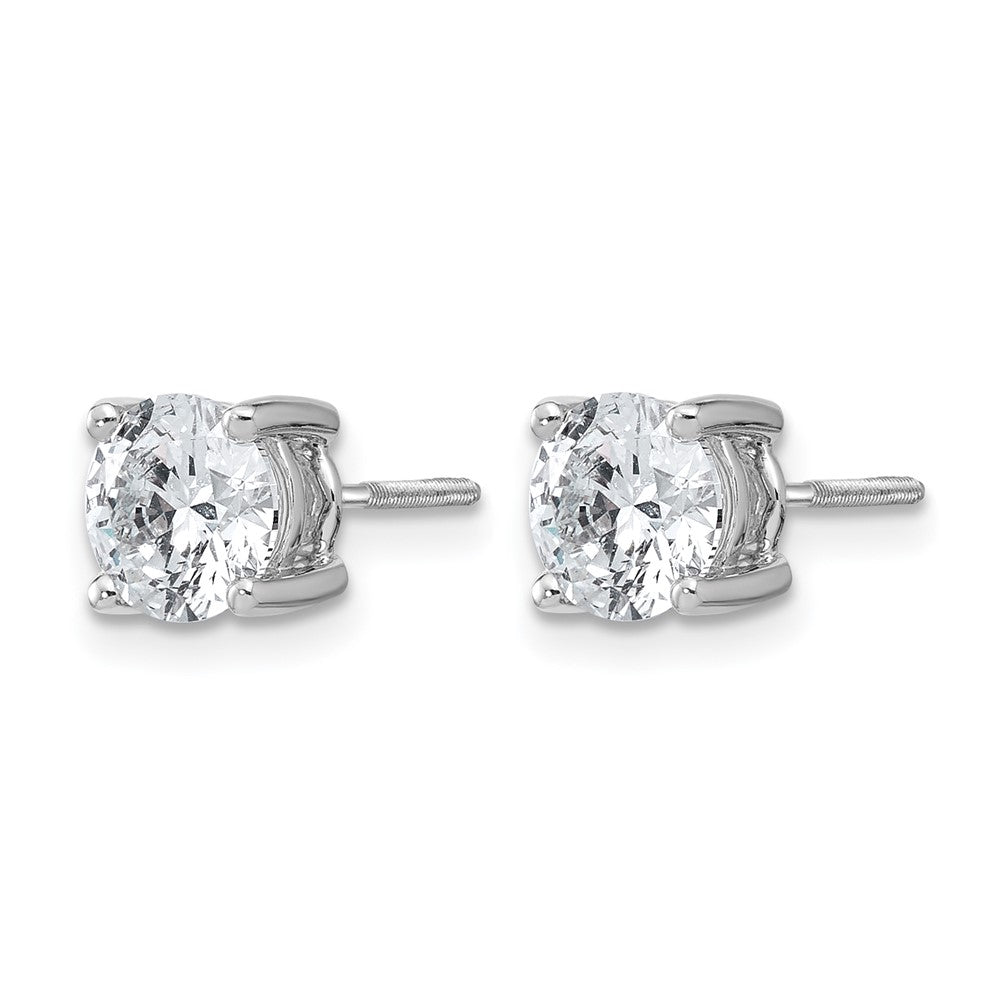 14kw 6ct Cert Lab Grown Dia VS/SI+ G+ Comp Screwback Heavyweight Earrings