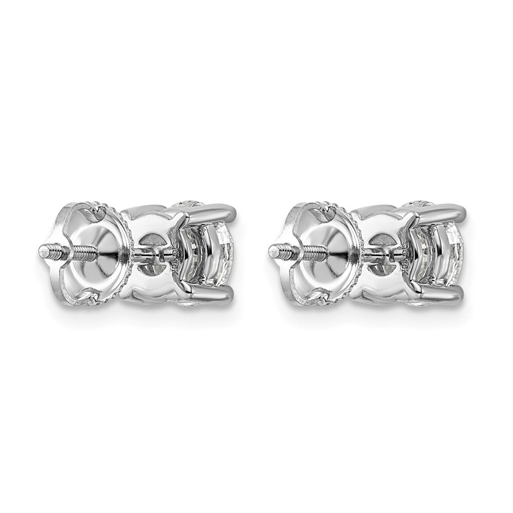 14kw 2ct Lab Grown Dia VS/SI+ G+ Comp Screwback Heavyweight Earrings