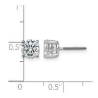 14kw 2ct Lab Grown Dia VS/SI+ G+ Comp Screwback Heavyweight Earrings