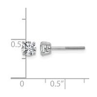 14kw 5/8ct Lab Grown Dia VS+ F+ Comp Lightweight Screwback Earrings