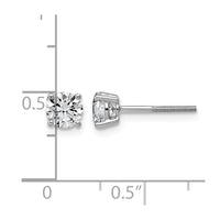 14kw 1ct Lab Grown Diamond VS+ F+ Comp Lightweight Screwback Earrings