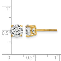 14ky 2ct Lab Grown Dia VS/SI+ G+ Comp Lightweight Screwback Earrings