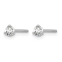 14kw 1/5ct Cert Lab Grown Diamond VS+ F+ Round Comp Stud Earrings
