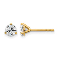 14ky 3/4ct Lab Grown Diamond VS/SI+ G+ Round Complete Stud Earrings