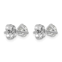 14kw 1ct Lab Grown Diamond VS+ F+ Round Complete Stud Earrings