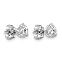 14kw 1 1/2ct Cert Lab Grown Diamond VS/SI+ G+ Round Comp Stud Earrings