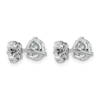 Platinum 2ct Cert Lab Grown Diamond VS+ F+ Round Comp Stud Earrings