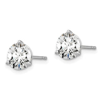 Platinum 5ct Cert Lab Grown Diamond VS+ F+ Round Comp Stud Earrings