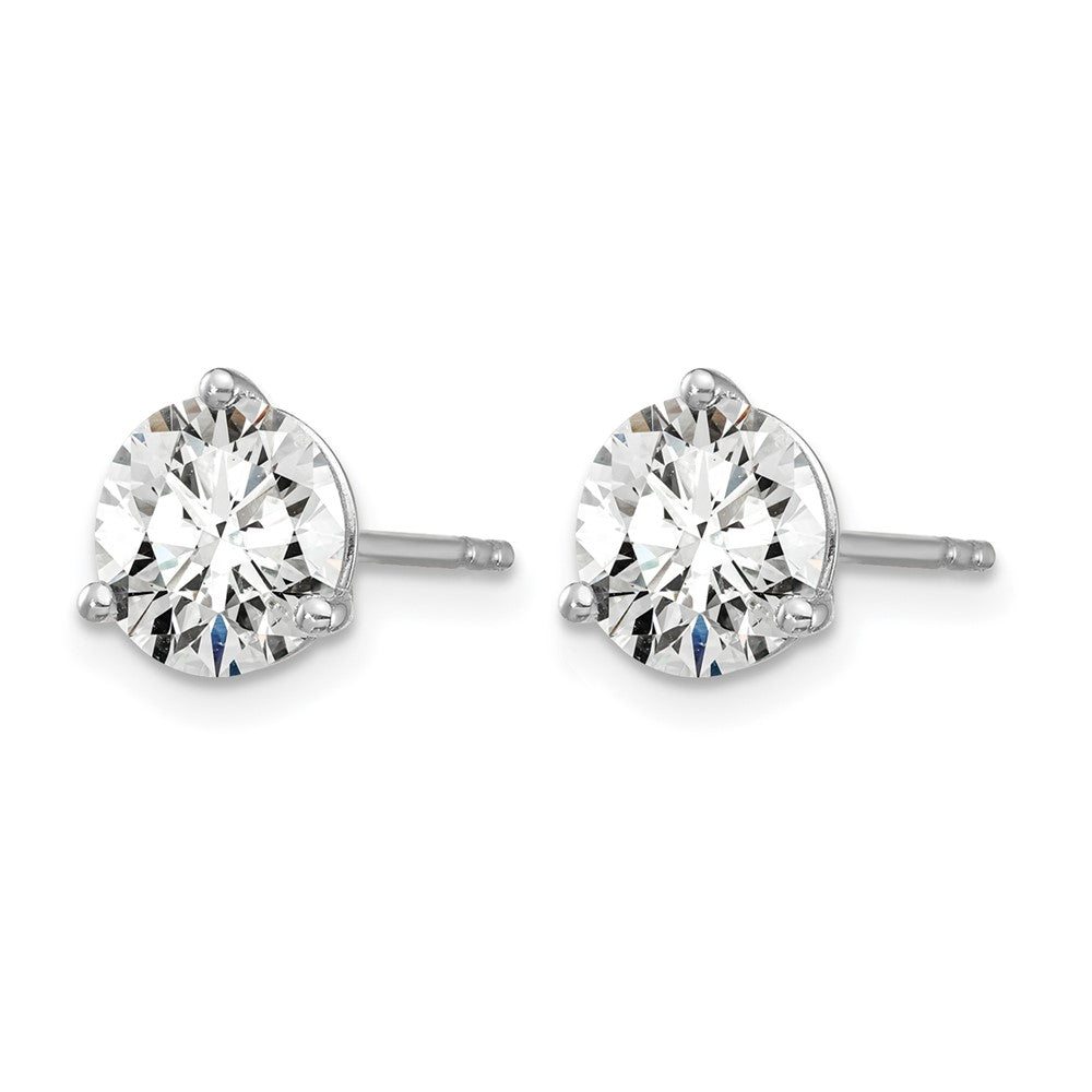 14kw 5ct Lab Grown Diamond VS+ F+ Round Complete Stud Earrings
