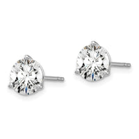 Platinum 6ct Cert Lab Grown Diamond VS+ F+ Round Complete Stud Earrings