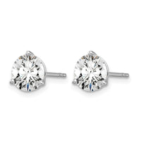 14kw 6ct Lab Grown Diamond VS/SI+ G+ Round Complete Stud Earrings