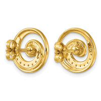 14k Lab Grown Diamond VS+ F+ Post Earrings