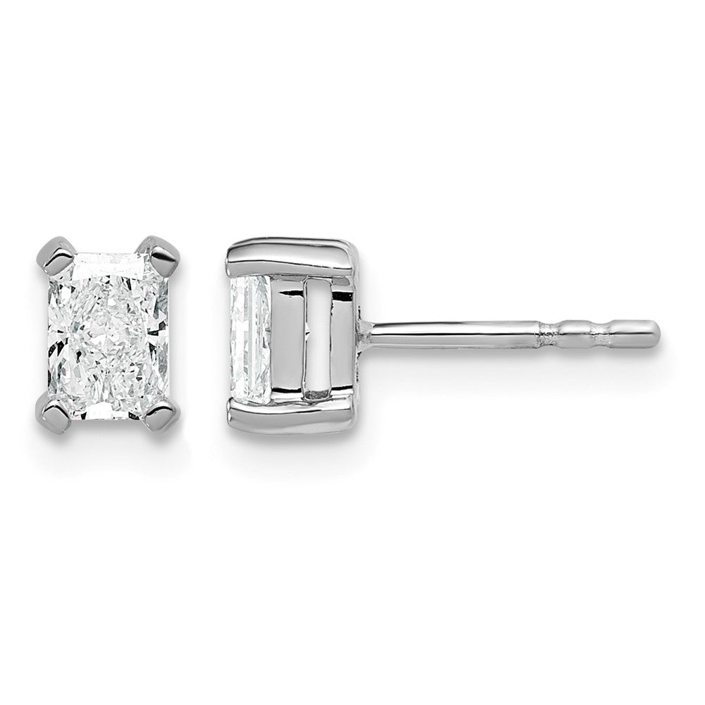 14kw 4.8x3.95mm Radiant Earring Mountings