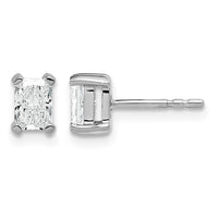 14kw 4.8x3.95mm Radiant Earring Mountings