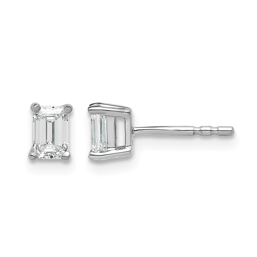 14kw 4.5x3.3mm Emerald Earring Mountings
