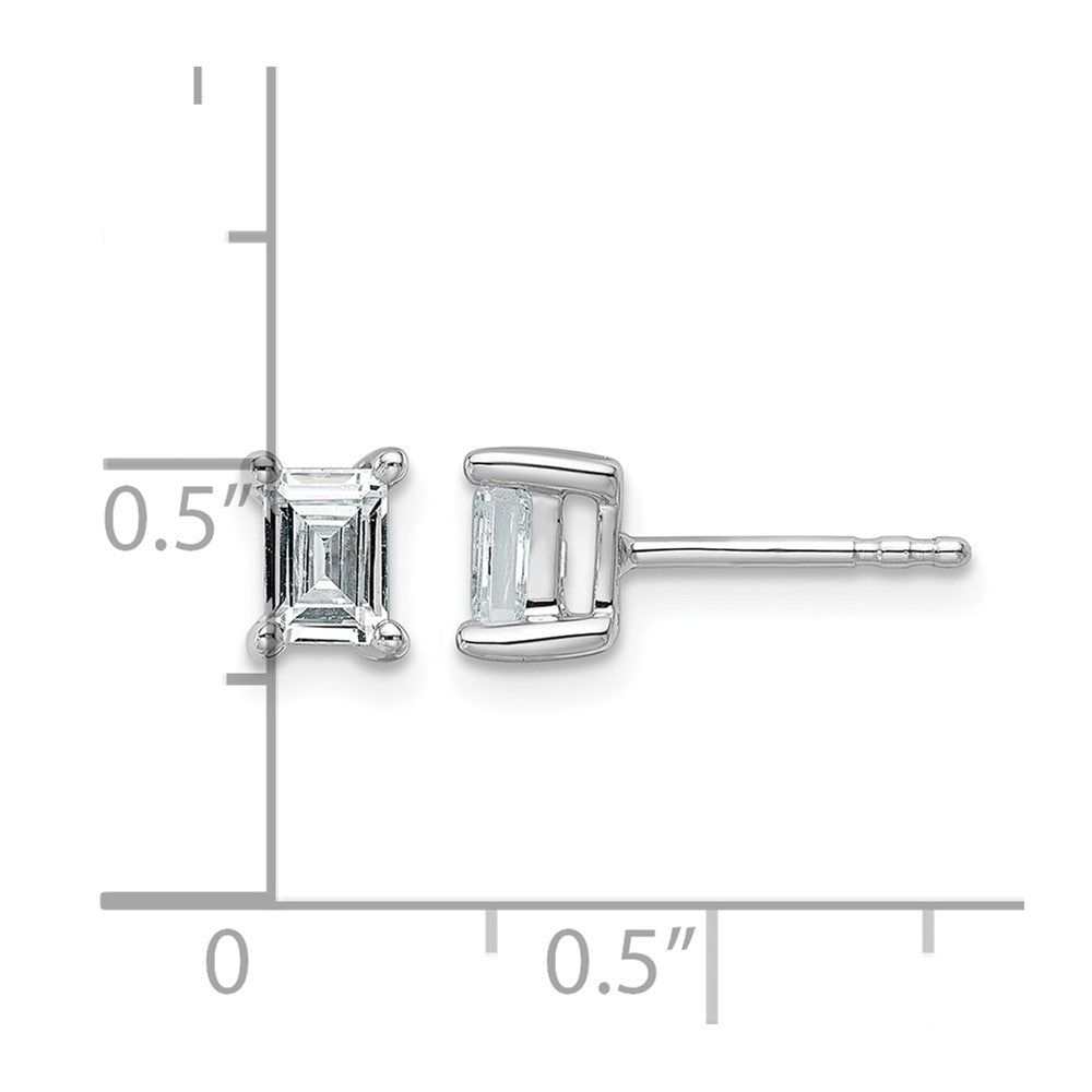 14kw 4.95x3.45mm Emerald Earring Mountings