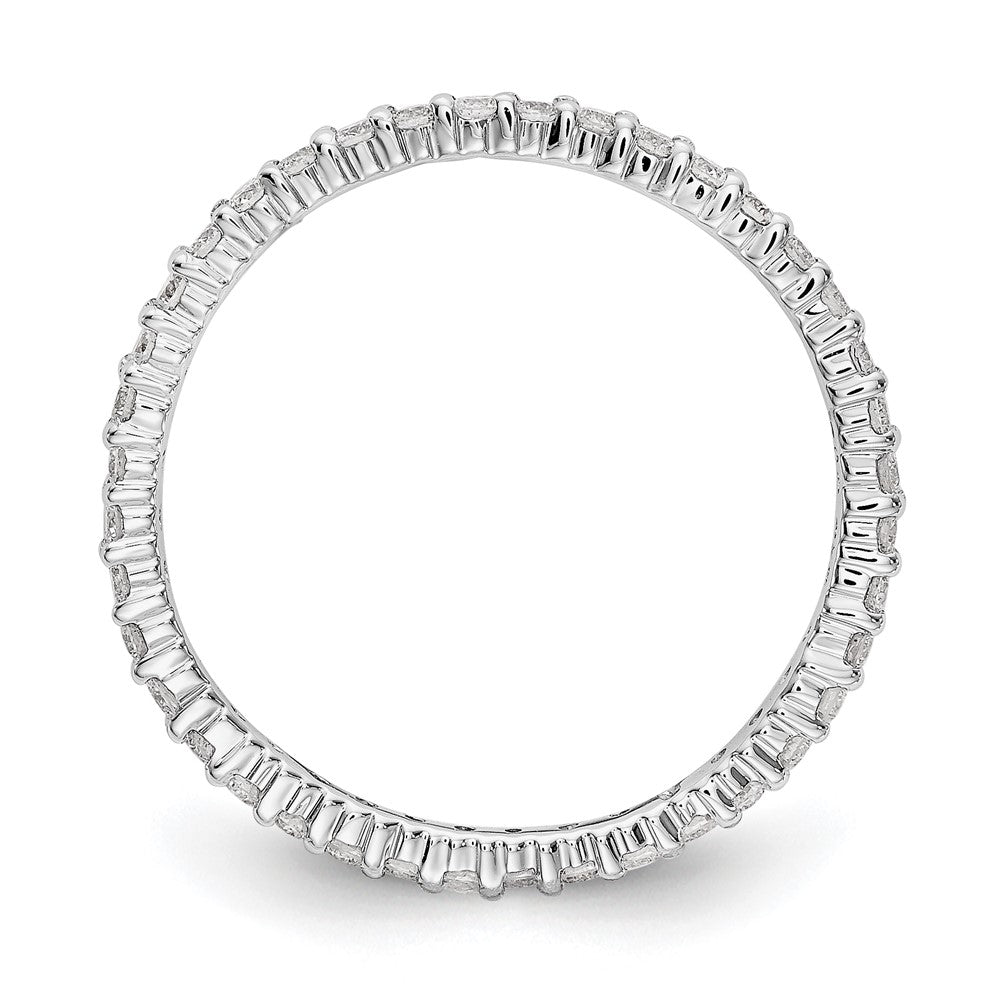14kw 1/2ct Lab Grown Diamond VS/SI+ G+ Comp Size 6 Eternity Band