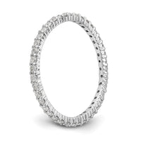 14kw 1/2ct Lab Grown Diamond VS/SI+ G+ Comp Size 5.5 Eternity Band
