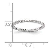 14kw 1/2ct Lab Grown Diamond VS/SI+ G+ Comp Size 6 Eternity Band