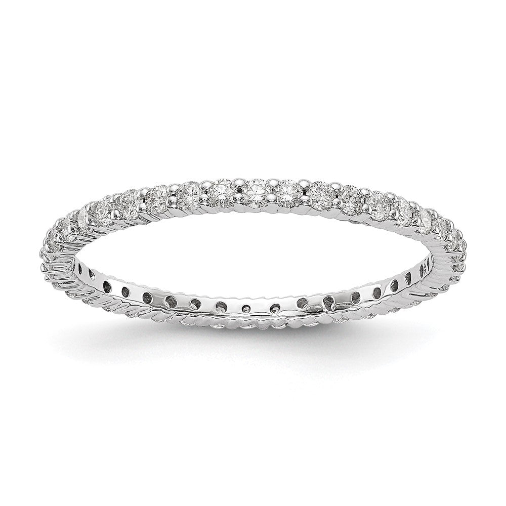 14kw 1/2ct Lab Grown Diamond VS/SI+ G+ Comp Size 4.5 Eternity Band