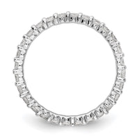 14kw 1ct Lab Grown Diamond VS/SI+ G+ Comp Size 6.5 Eternity Band