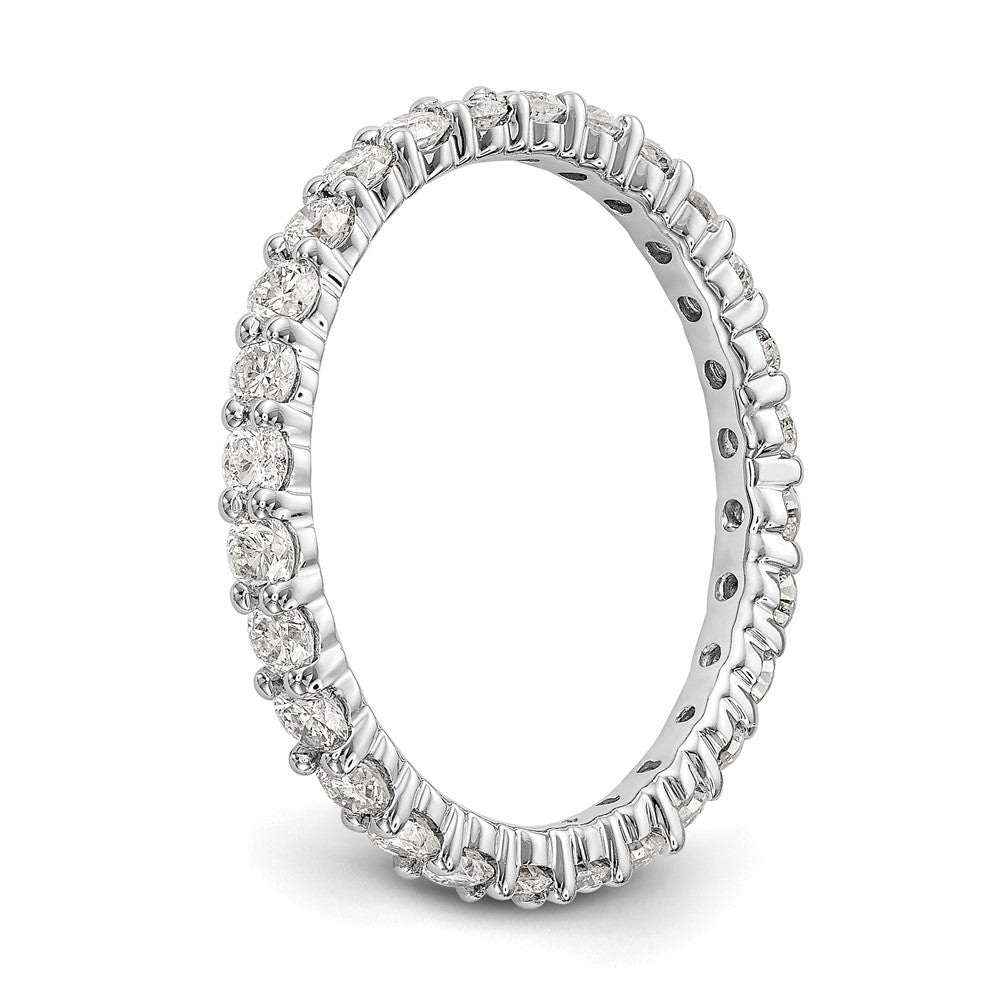 14kw 1ct Lab Grown Diamond VS/SI+ G+ Comp Size 4 Eternity Band