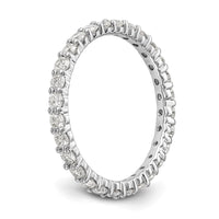 14kw 1ct Lab Grown Diamond VS/SI+ G+ Comp Size 4.5 Eternity Band