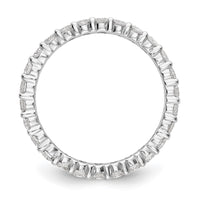 14kw 1 1/2ct Lab Grown Diamond VS/SI+ G+ Comp Size 8.5 Eternity Band