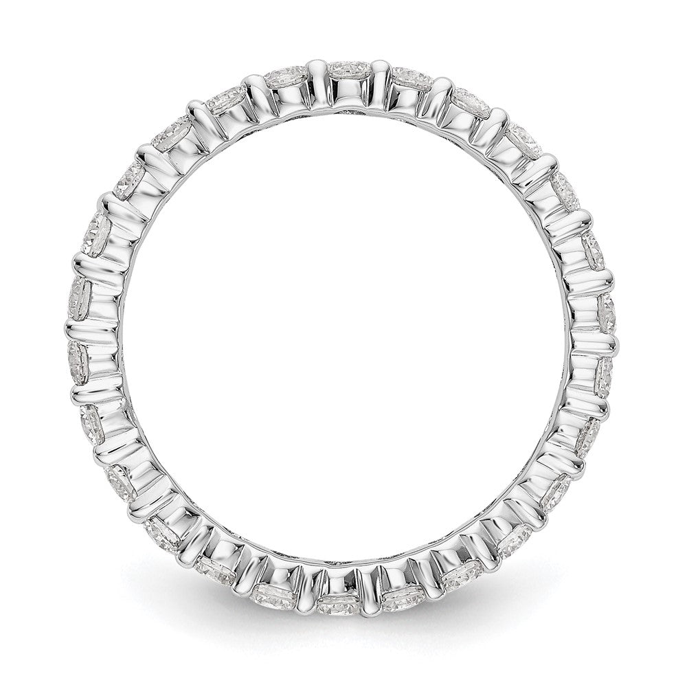 14kw 1 1/2ct Lab Grown Diamond VS/SI+ G+ Comp Size 5 Eternity Band