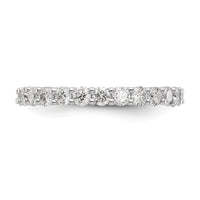 14kw 1 1/2ct Lab Grown Diamond VS/SI+ G+ Comp Size 8.5 Eternity Band