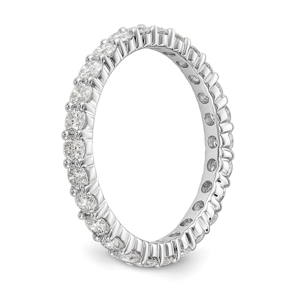 14kw 1 1/2ct Lab Grown Diamond VS/SI+ G+ Comp Size 5 Eternity Band