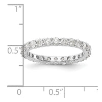 14kw 1 1/2ct Lab Grown Diamond VS/SI+ G+ Comp Size 5 Eternity Band