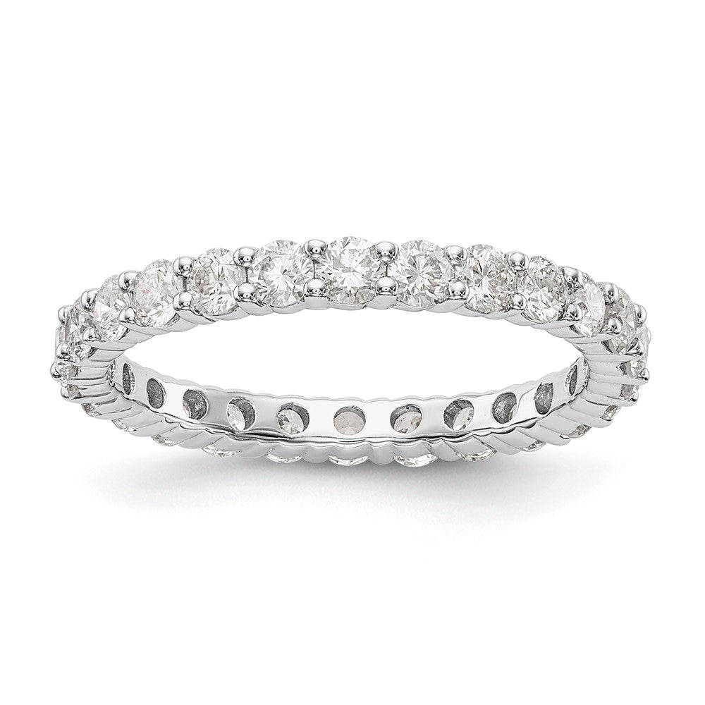 14kw 1 1/2ct Lab Grown Diamond VS/SI+ G+ Comp Size 4 Eternity Band