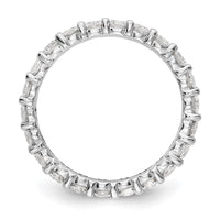 14kw 2ct Lab Grown Diamond VS/SI+ G+ Comp Size 4.5 Eternity Band