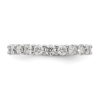 14kw 2ct Lab Grown Diamond VS/SI+ G+ Comp Size 8 Eternity Band
