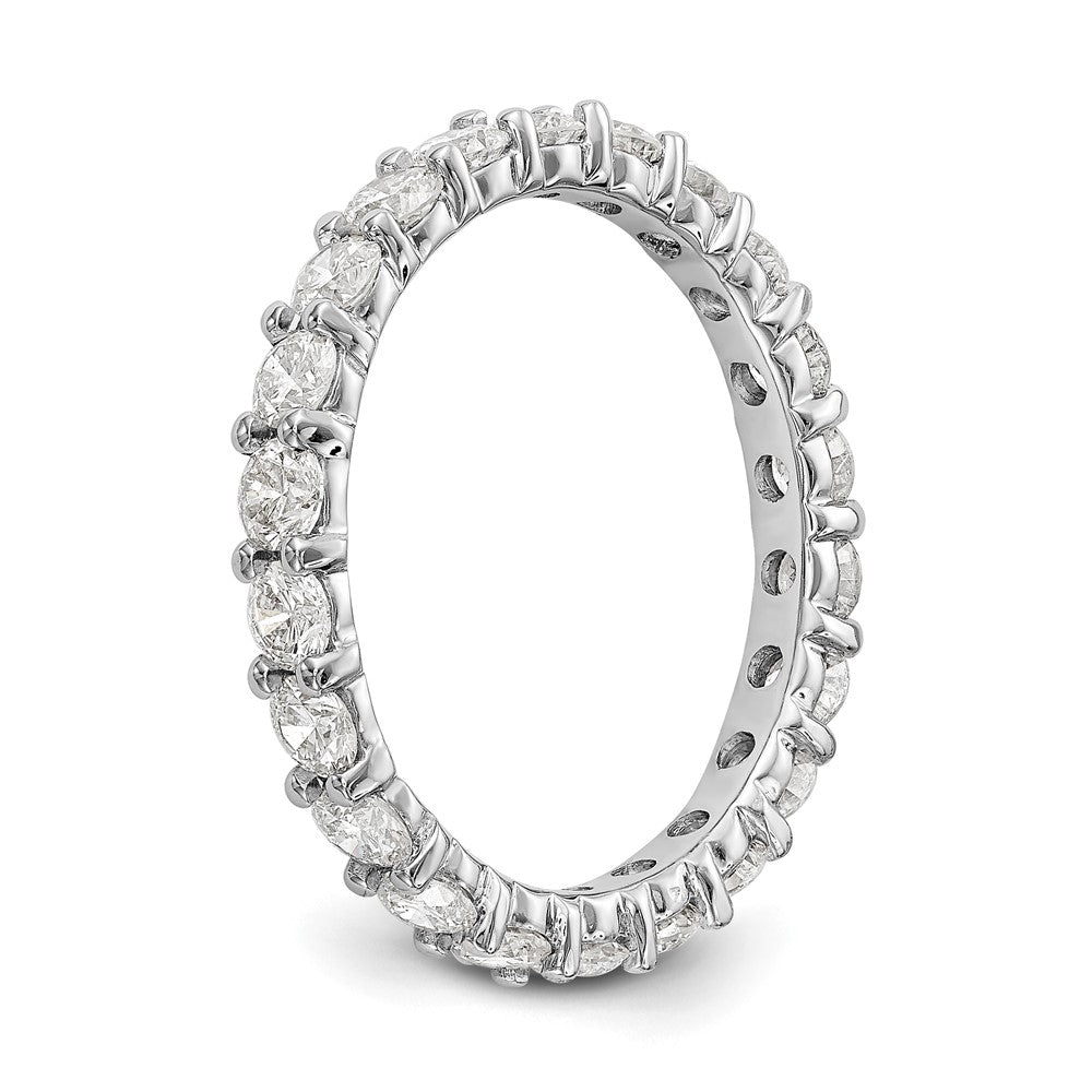 14kw 2ct Lab Grown Diamond VS/SI+ G+ Comp Size 8 Eternity Band