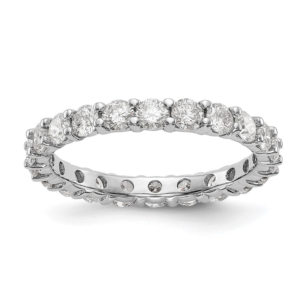 14kw 2ct Lab Grown Diamond VS/SI+ G+ Comp Size 4.5 Eternity Band