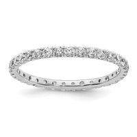 True Origin 14kw 1/2 ct Lab Grown Diamond VS+ F+ Comp. Size 4 Eternity Band