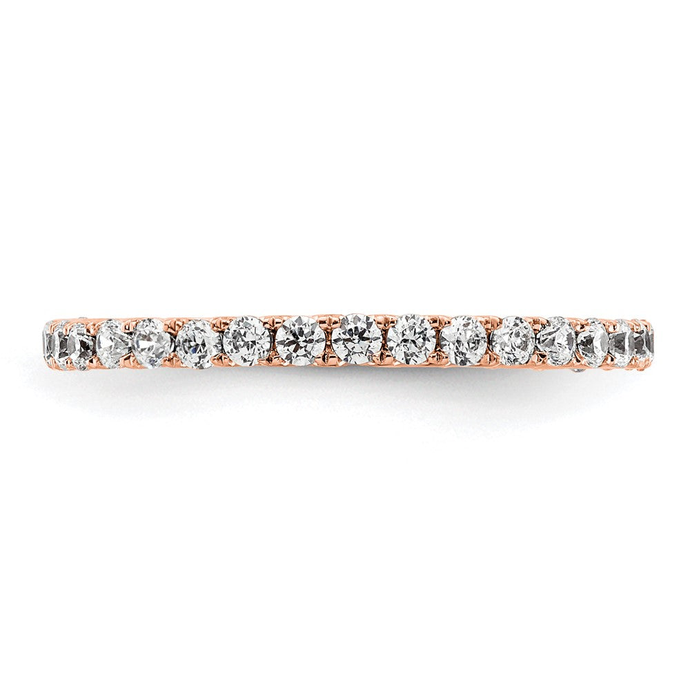 True Origin 14kr 1/2 ct Lab Grown Diamond VS+ F+ Comp. Size 5.5 Eternity Ba