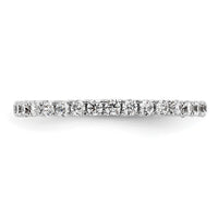 True Origin 14kw 1/2 ct Lab Grown Diamond VS+ F+ Comp. Size 5 Eternity Band
