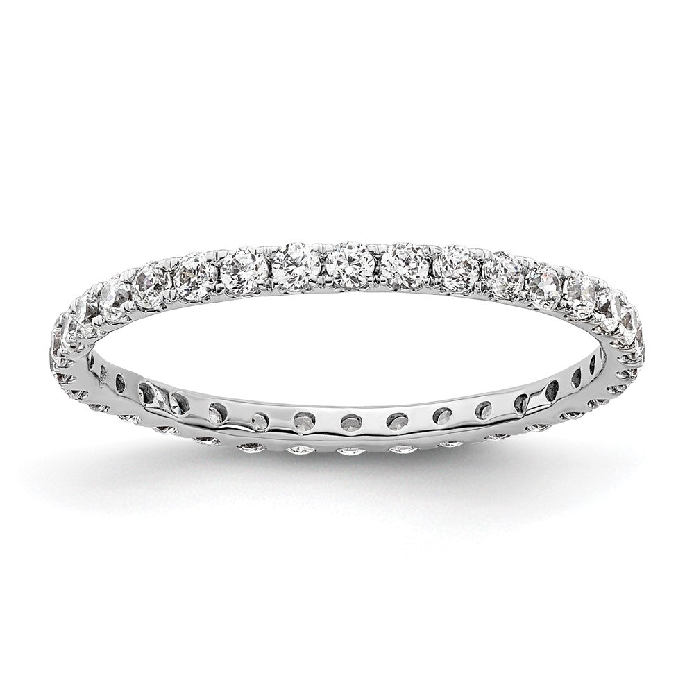 True Origin 14kw 1/2 ct Lab Grown Diamond VS+ F+ Comp. Size 5.5 Eternity Ba
