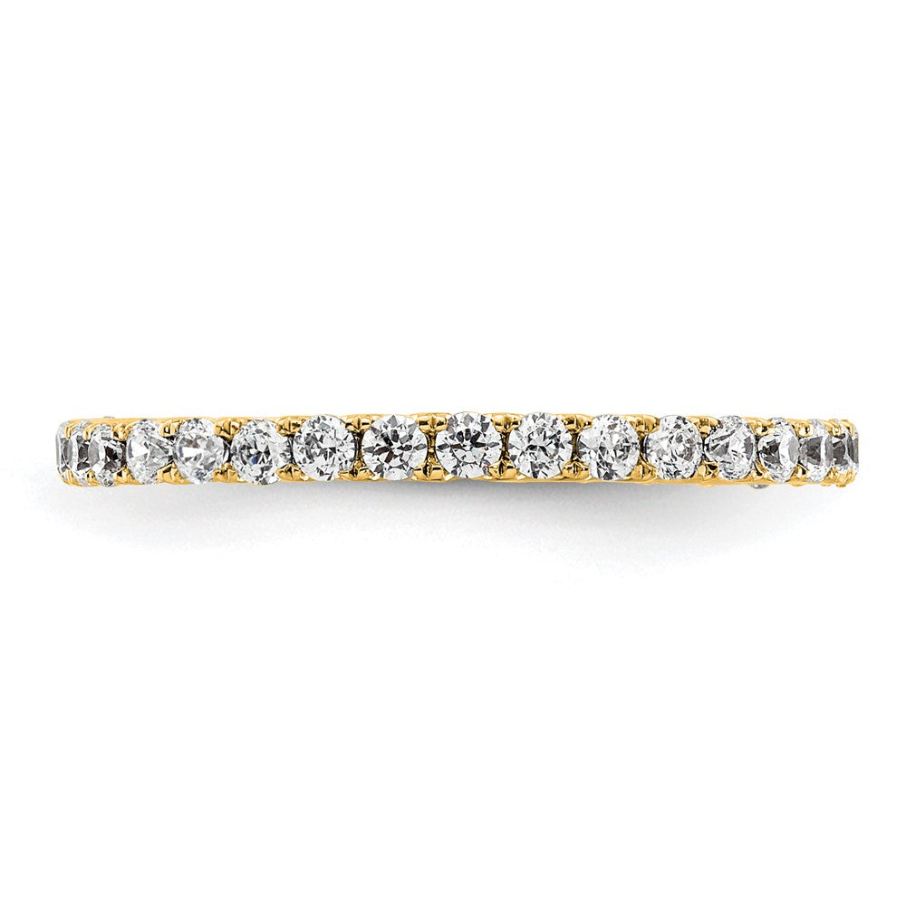True Origin 14k 1/2 ct Lab Grown Diamond VS+ F+ Comp. Size 5.5 Eternity Ban