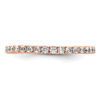 True Origin 14kr 1/2 ct Lab Grown Diamond VS+ F+ Comp. Size 6 Eternity Band