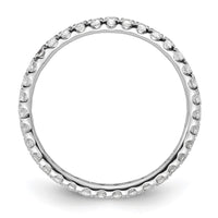 True Origin 14kw 1/2 ct Lab Grown Diamond VS+ F+ Comp. Size 6.5 Eternity Ba