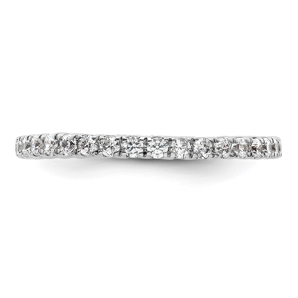 True Origin 14kw 1/2 ct Lab Grown Diamond VS+ F+ Comp. Size 6.5 Eternity Ba