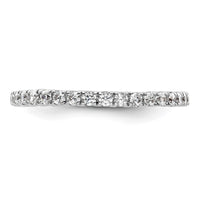 True Origin 14kw 1/2 ct Lab Grown Diamond VS+ F+ Comp. Size 6.5 Eternity Ba