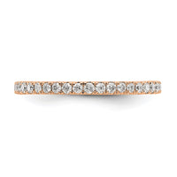 True Origin 14kr 1/2 ct Lab Grown Diamond VS+ F+ Comp. Size 6.5 Eternity Ba