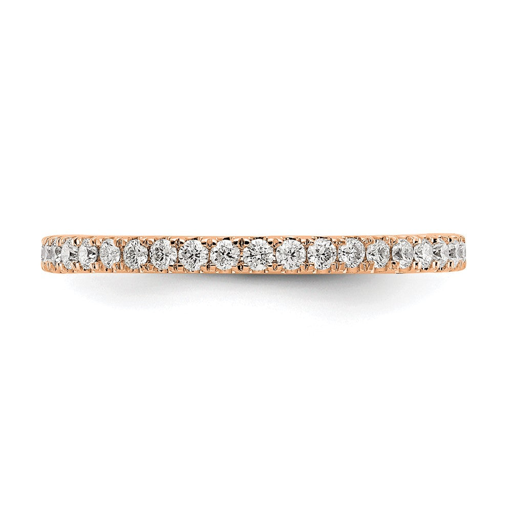 True Origin 14kr 1/2 ct Lab Grown Diamond VS+ F+ Comp. Size 7 Eternity Band