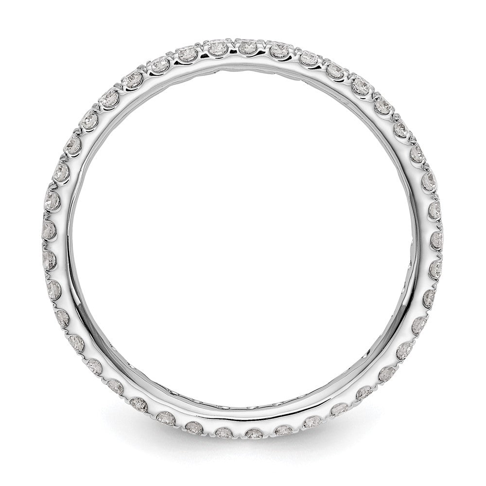 14kw 1/2ct Lab Grown Diamond VS/SI+ G+ Comp Size 8 Eternity Band